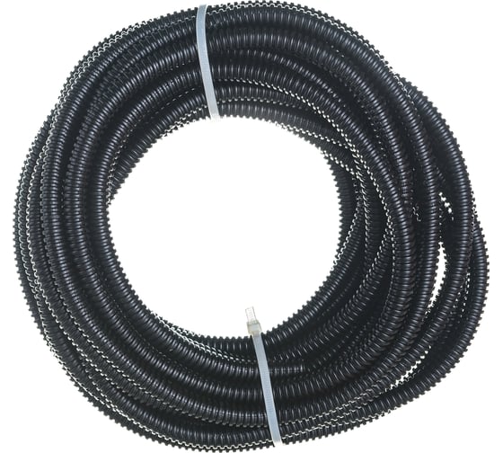 Изображение товара Автомобильная гофрированная труба REXANT ПП, d6,8 мм, разрезная, бухта 10 м/уп. 15-0710