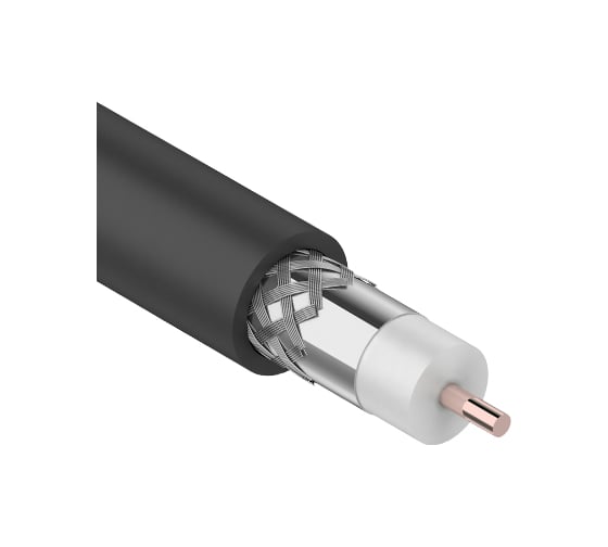 Изображение товара Коаксиальный магистральный кабель REXANT RG-11U, 75 Ом, CCS/Al/Al, 83%, бухта 305 м, 01-3011