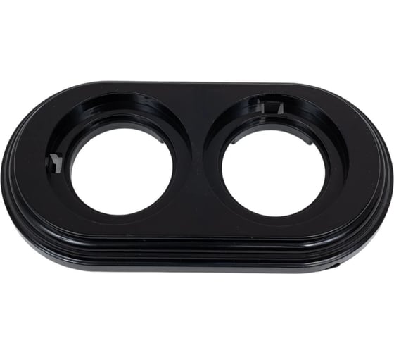 Изображение товара Рамка Electraline 2-х постовая черная BF1-620-23