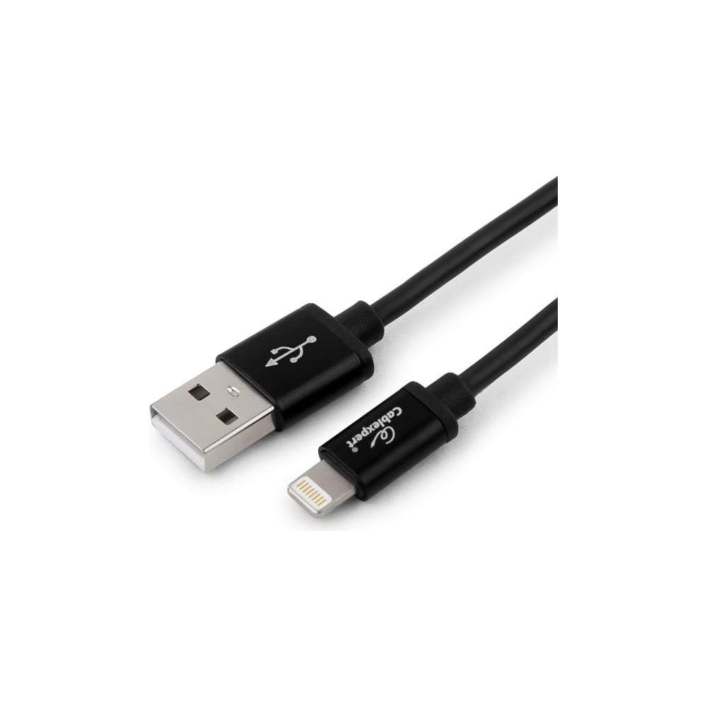 фото Кабель для apple cablexpert am/lightning, длина 3м, черный cc-s-apusb01bk-3m