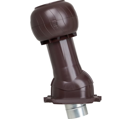 Изображение товара Комплект кровельный вентиляции для кровли из металлопрофиля Gervent Static С21, коричневый КП21ДС/кор