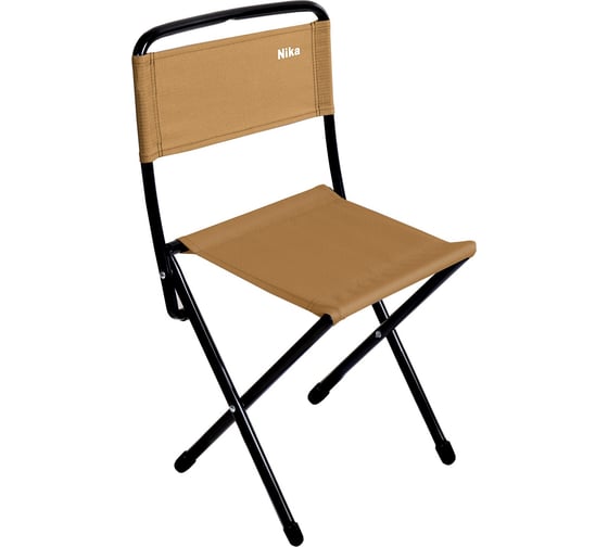 Изображение товара Стул складной походный со спинкой Nika ДС2 ДС2/П песочный