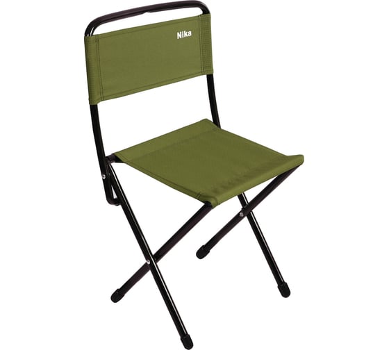Изображение товара Стул складной походный со спинкой Nika ДС2 ДС2/Х хаки