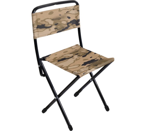 Изображение товара Стул складной походный со спинкой Nika ДС2 ДС2/К камуфляж коричневый