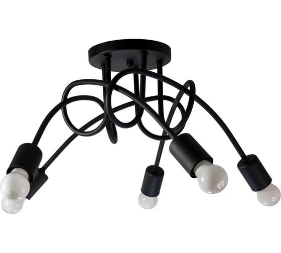 Изображение товара Люстра потолочная ЭЛЕТЕХ Техно 152 черн. НСБ 01-5x60-118 Е27 1005253159
