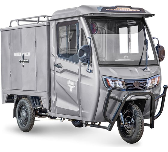Изображение товара Грузовой электротрицикл Rutrike КАРГО Кабина Дуал серый 024460-2757