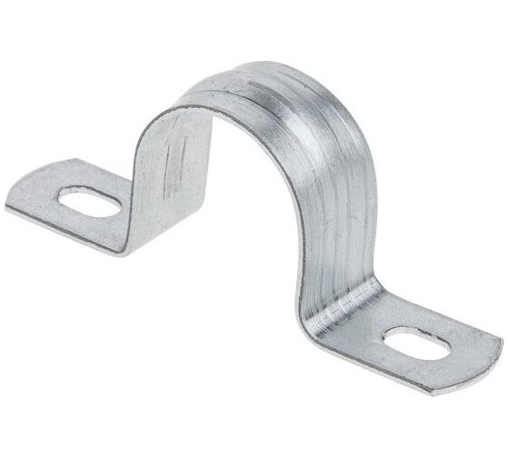 Изображение товара Скоба металлическая двухлапковая ЮПИТЕР d 31-32 мм, 25 шт. JPZ7-3202-04-25