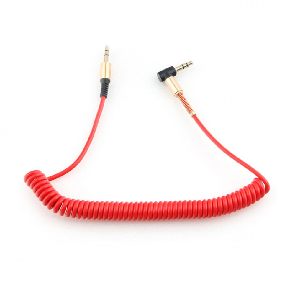 Спиральный аудиокабель Cablexpert кабель vivanco 46051 3 5mm jack штекер 2х3 5mm jack гнездо 20 см