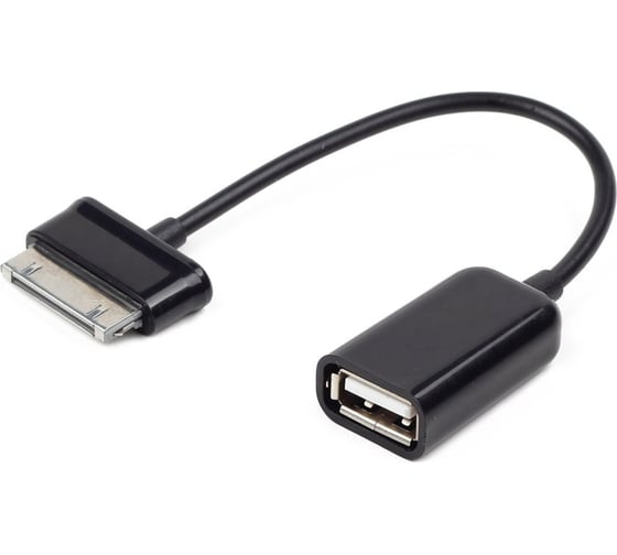 Изображение товара Кабель-переходник Cablexpert USB 2.0 OTG BM30pin/AM для планшетов Samsung 0.15м,черный, пакет A-OTG-AF30P-001