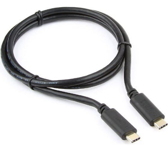 Изображение товара Кабель USB Cablexpert USB3.1 Type-C/USB3.1 Type-C, 1м, пакет CCP-USB3.1-CMCM-1M