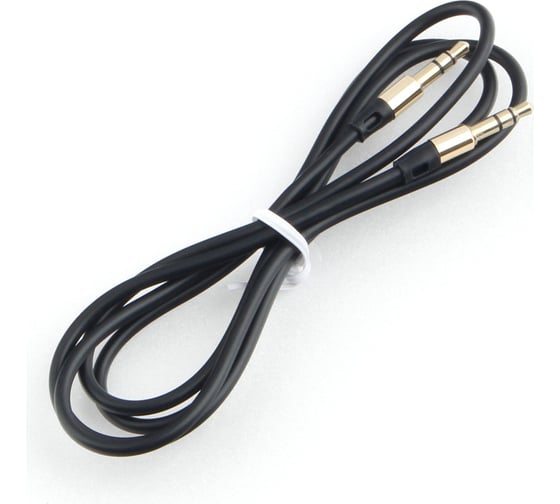 Изображение товара Аудио кабель Cablexpert Jack 3.5(M)/Jack 3.5(M), Mobile, 1м, черный, коробка CCAB-01-35MM-1MB