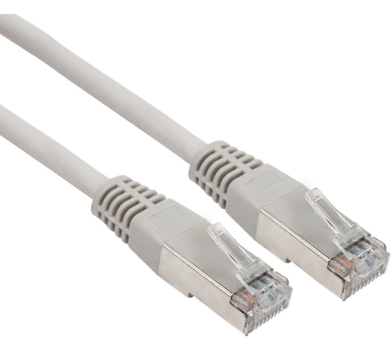 Изображение товара Патч-корд REXANT FTP RJ45-RJ45, CAT 6, LSZH, длина 1 метр, серый 18-8102-1