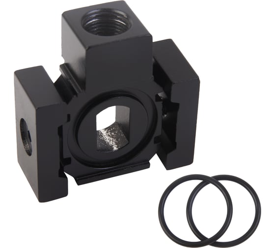 Изображение товара Соединитель с отводом воздуха 3/8'' WIEDERKRAFT WDK-7040A