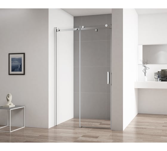 Изображение товара Душевая дверь с доводчиками Cezares STYLUS-SOFT-BF-1-100-C-Cr