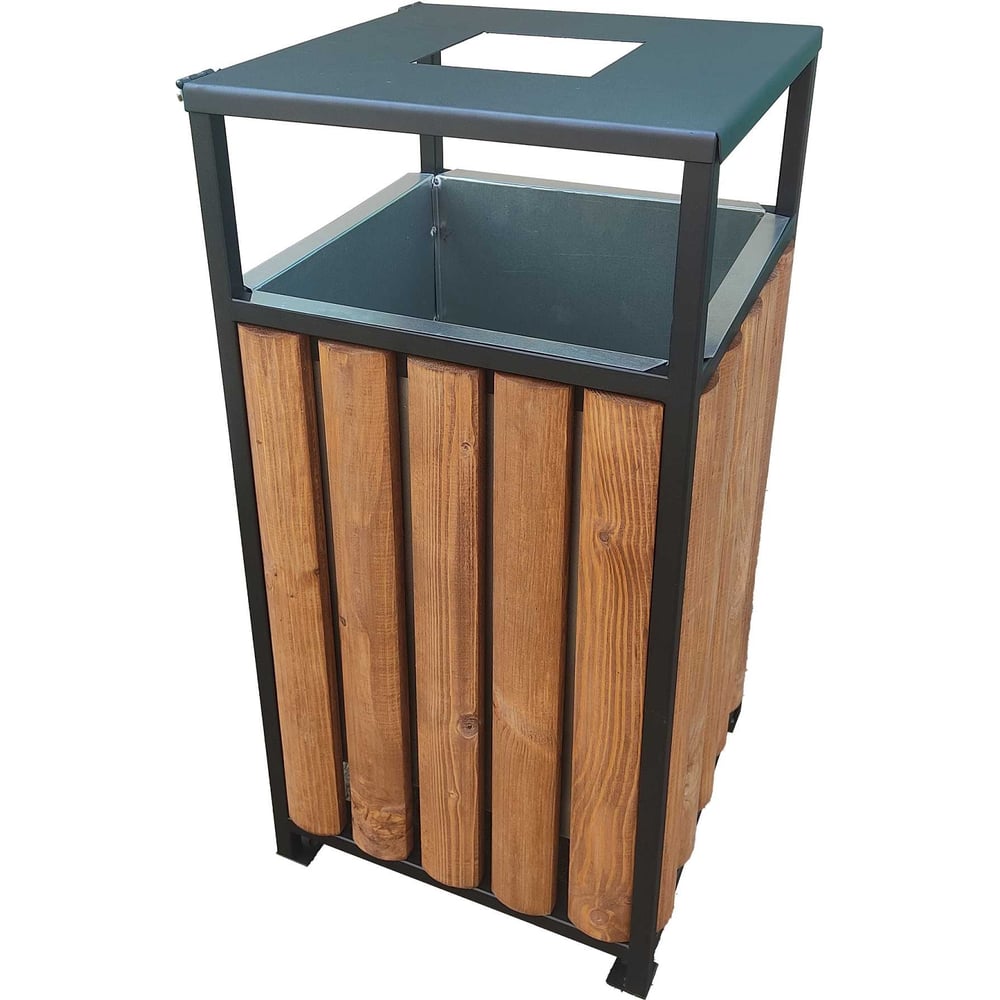 Изображение товара Уличная урна Станкоинструмент и оснастка №27 800х400x400 мм металл серый