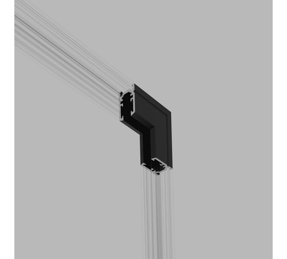 Изображение товара Коннектор угловой внутренний Elektrostandard Mini Magnetic для накладного шинопровода (черный) 85180/00 a065640