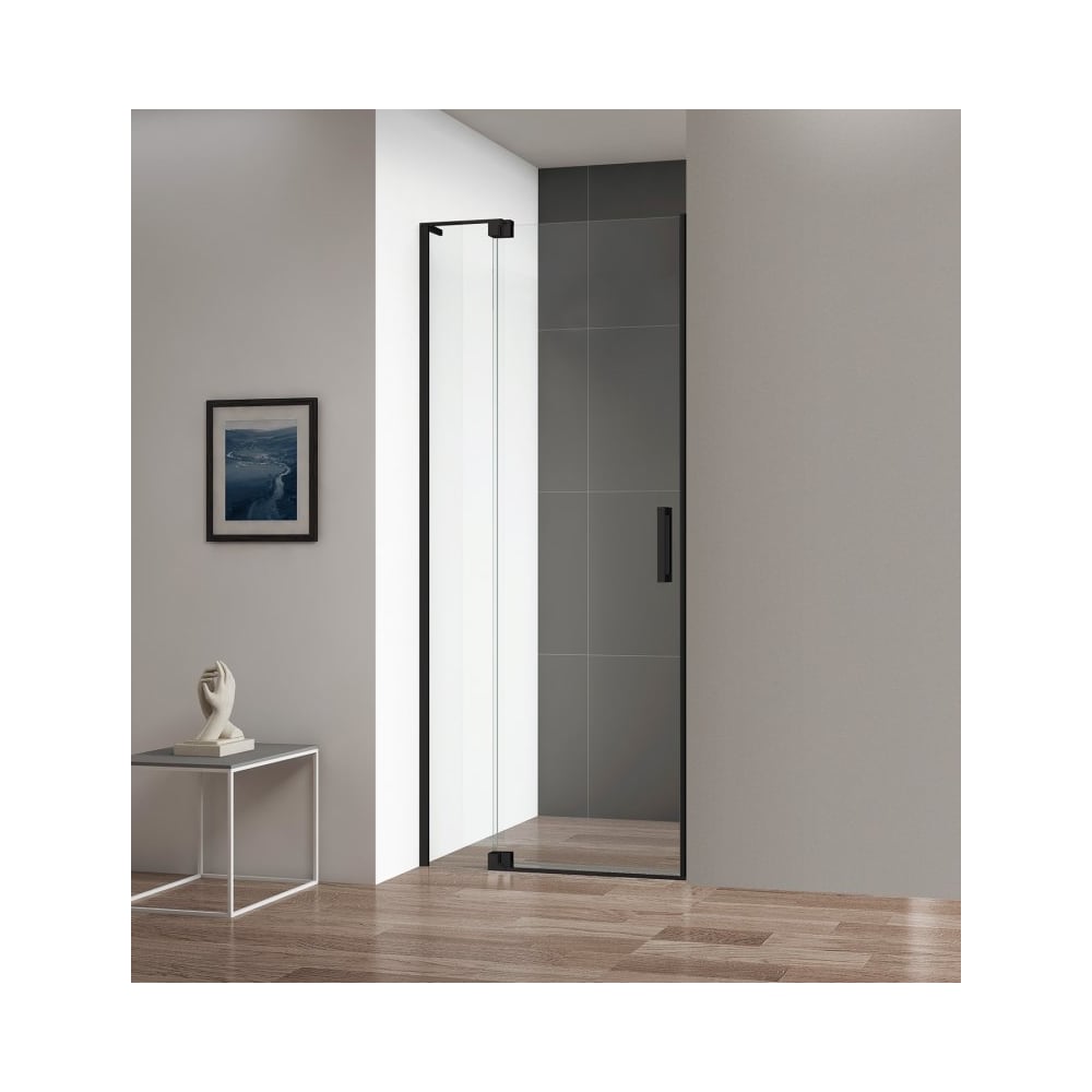 Изображение товара Душевая дверь Cezares SLIDER-B-1-90/100-C-NERO черная