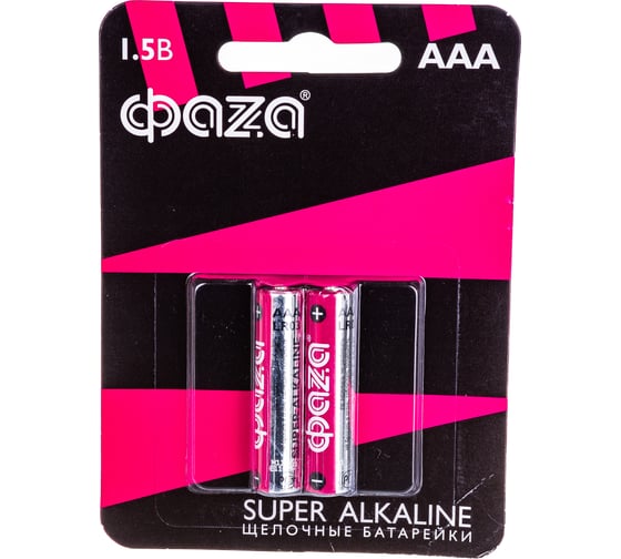 Изображение товара Алкалиновая батарейка ФАZА LR03 Super Alkaline BL-2 2858474
