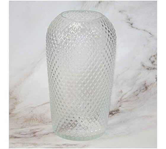 Изображение товара Ваза с декоративной текстурой Никольский завод светотехнического стекла СОФИЯ средняя, диаметр 145 мм, высота 248 мм 068231