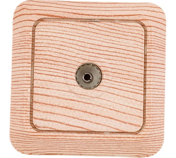 Изображение товара Розетка UNIVersal Олимп TV сосна 5560889