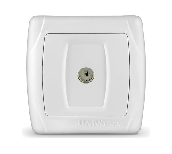 Изображение товара Розетка UNIVersal Маргарита TV белая М0027