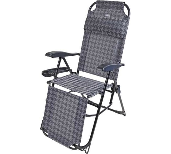 Изображение товара Кресло-шезлонг Nika с подножкой и полкой КШ3/6 Гусиная лапка