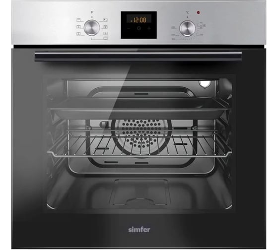 Изображение товара Электрический духовой шкаф, 7 режимов работы, конвекция, SImfer B6EM56024