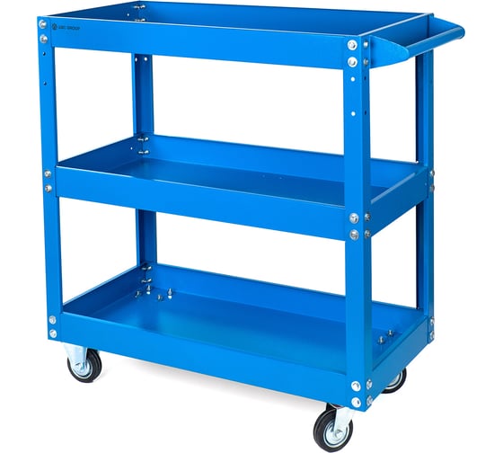 Изображение товара Инструментальная тележка ABC 3 полки 700х350х760 мм ИЛТ-3С
