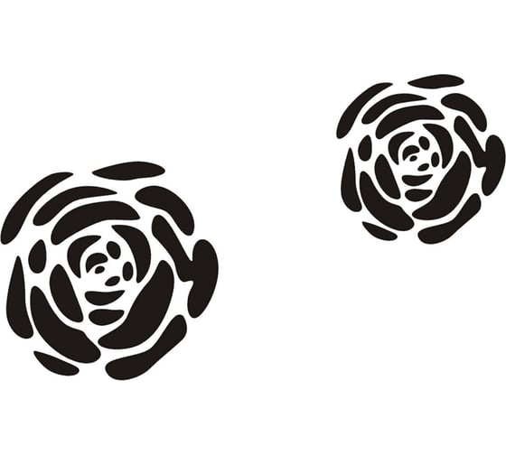 Изображение товара Виниловый трафарет STMDECOR Чайная роза HW-095