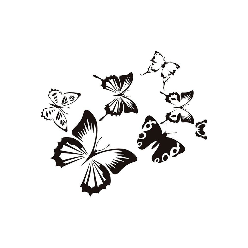 фото Виниловый трафарет stmdecor бабочки hw-421