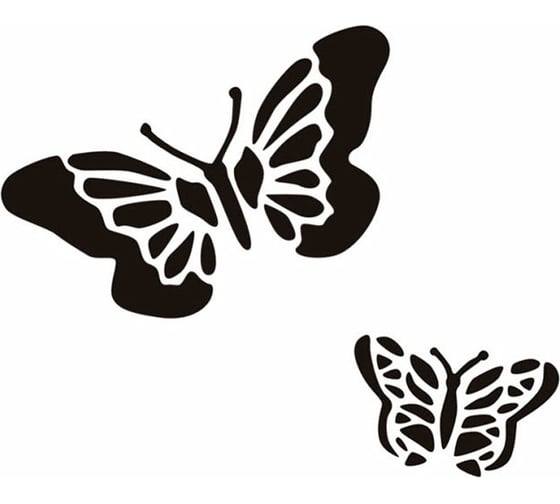 Изображение товара Виниловый трафарет STMDECOR Мотылек HW-129