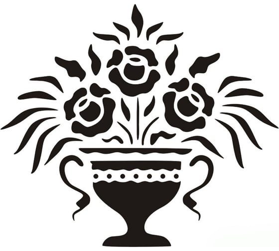 Изображение товара Виниловый трафарет STMDECOR Кампанула HW-219