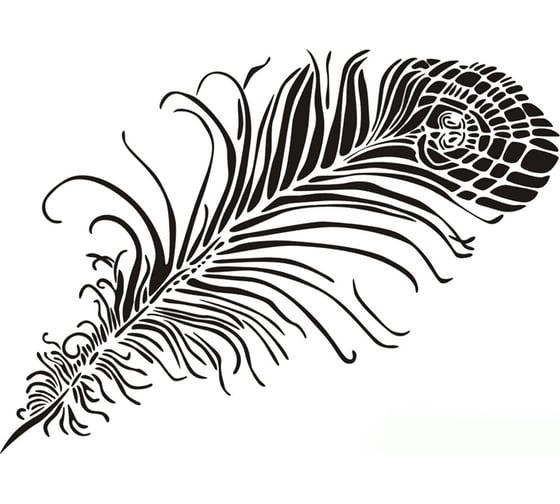 Изображение товара Виниловый трафарет STMDECOR Пушинка HW-491