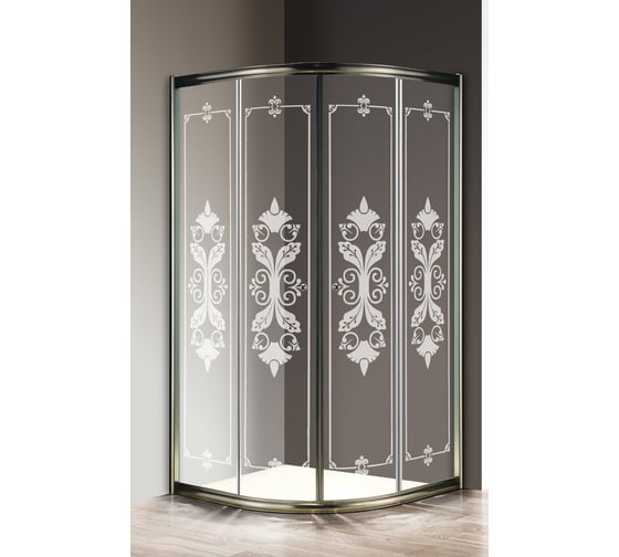 Изображение товара Душевой уголок Cezares GIUBILEO-R-2-100-SCORREVOLE-CP-Br