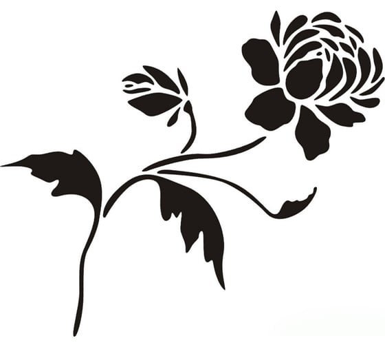 Изображение товара Виниловый трафарет STMDECOR Георгин HW-203