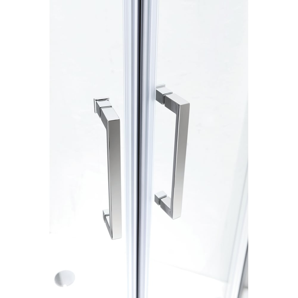 Изображение товара Душевой уголок Cezares MOLVENO-A-2-100-C-Cr-IV 1000 мм прозрачное стекло хром профиль