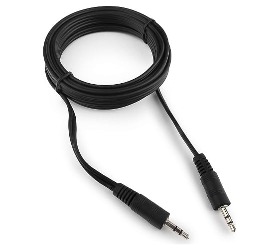 Изображение товара Аудио кабель Cablexpert Jack 3.5(M)/Jack 3.5(M), 3pin, 3м, черный, пакет CCA-404-3M