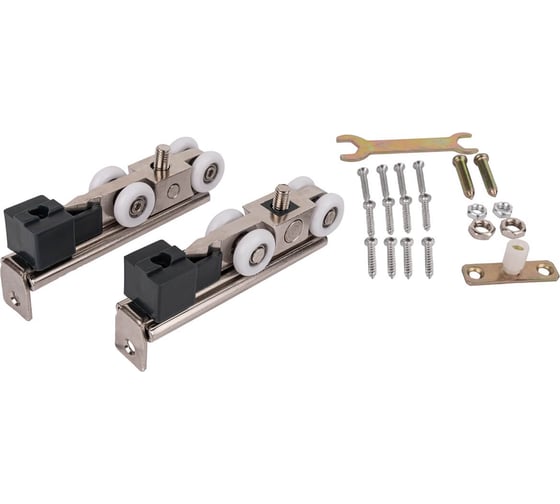 Изображение товара Ролики для раздвижных дверей Marlok B-3023 с фиксатором до 100 кг 002937