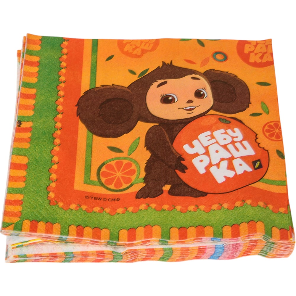 Изображение товара Бумажные салфетки трехслойные 33x33см 20шт ND Play