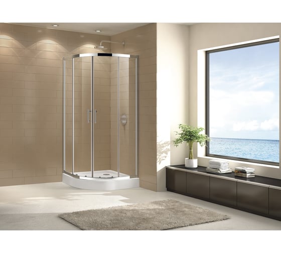 Изображение товара Душевой уголок Cezares ECO-O-R-2-90-C-Cr