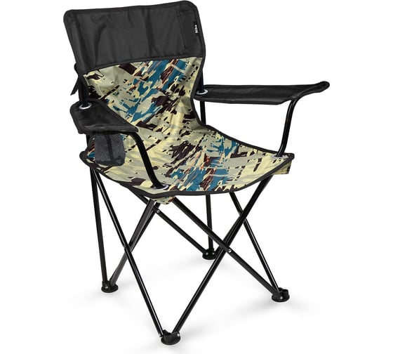 Изображение товара Стул складной Премиум 6 Nika ПСП6 ПСП6/КС камуфляж саванна/черный