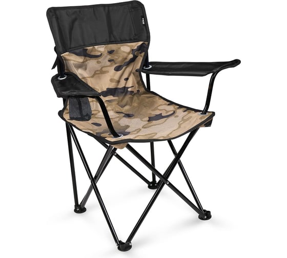 Изображение товара Стул складной Премиум 6 Nika ПСП6 ПСП6/К камуфляж коричневый/черный