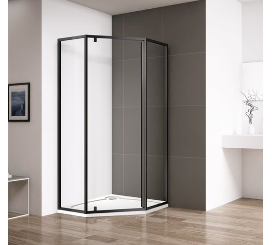 Изображение товара Душевой уголок Cezares ECO-O-P-1-90-C-NERO