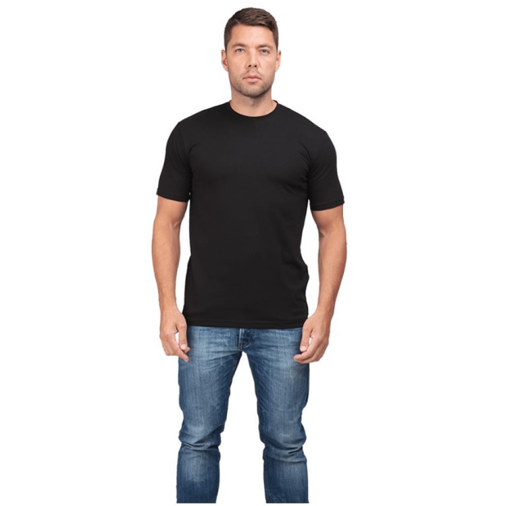 Мужская футболка ГК Спецобъединение мужская футболка из смесового хлопка стрейч с короткими рукавами и v образным вырезом ungaro