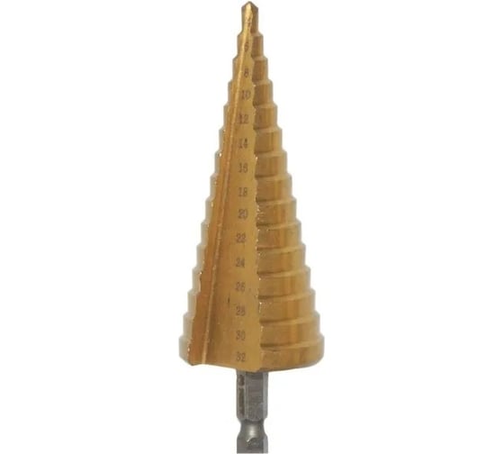 Изображение товара Сверло ступенчатое по металлу 4-32 мм 67-20124 AIST 00-00026169
