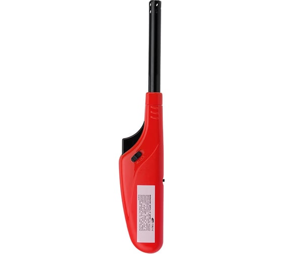 Изображение товара Бытовая газовая пьезозажигалка СОКОЛ с классическим пламенем, многоразовая, красная СК-306 61-0968