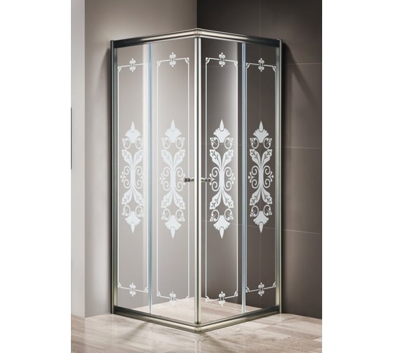 Изображение товара Душевой уголок Cezares GIUBILEO-A-2-100-SCORREVOLE-CP-Br