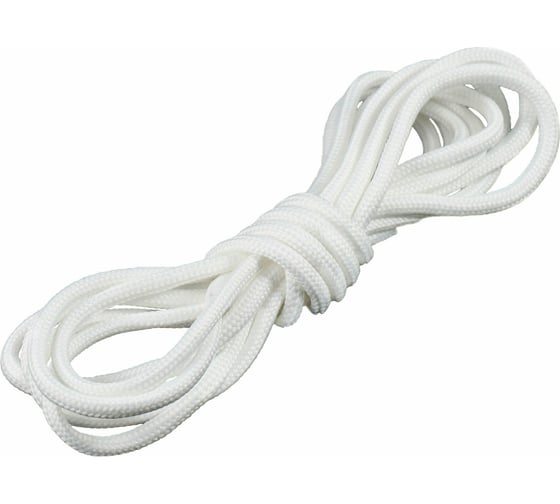 Изображение товара Шнурки для обуви Сибирский Следопыт круглые, цв. белый, диам. 4 мм., дл. 110 см/100/ PF-SL-12
