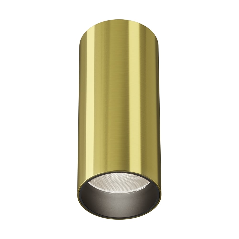 Изображение товара Потолочный светильник MAYTONI FOCUS LED 12W 900 лм встроенные светодиоды стиль цилиндр латунь