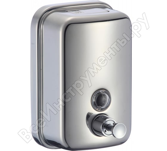 Изображение товара Дозатор для жидкого мыла 0,5 л. Savol S-00401 глянцевый, нерж.сталь 30401